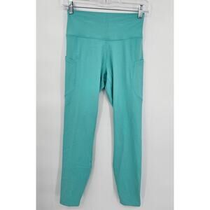 Nike Women's M Dri-FIT High-Waisted 7/8 Leggings Green Frost NWT